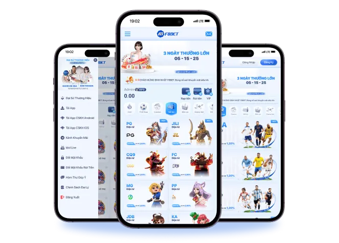 Giao diện trò chơi Nổ Hũ trên ứng dụng Sbobet APK